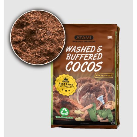Atami Washed & Buffered Cocos, 50 л