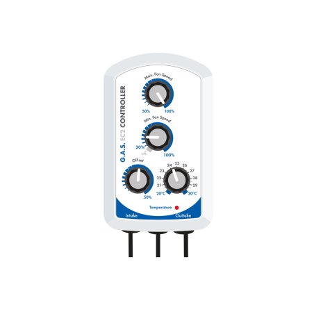 GAS EC2 Fan controller, régulateur de vitesse pour ventilateurs G,A,S