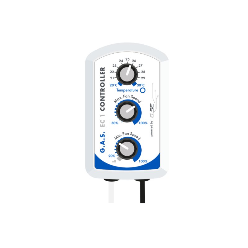 GAS EC1 Fan controller, regulador de velocidad para ventiladores G,A,S
