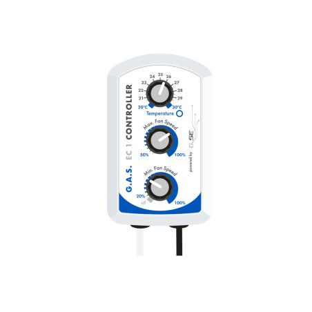GAS EC1 Fan controller, toerentalregelaar voor G,A,S ventilatoren