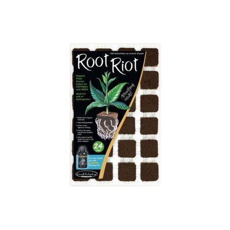 ROOT RIOT 24 Sponges Tray - cubos de siembra, bandeja incluida