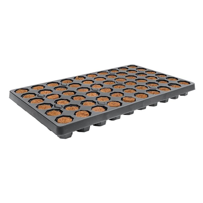 ROOT!T Dry Peat Free - тава с 60 клетки, пълна