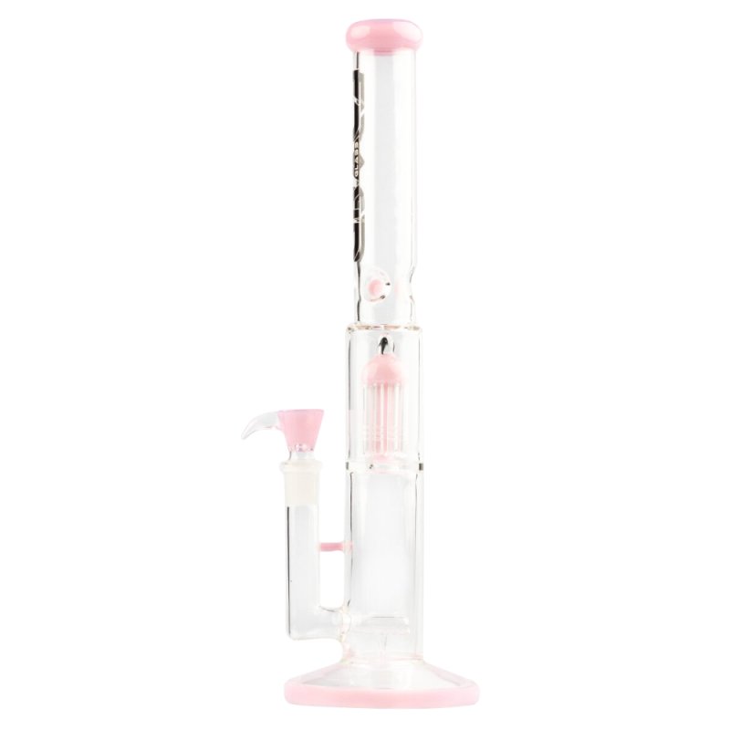 Bong en verre Grace Glass Limited Edition Pink Barrel Bong, rose, 42cm