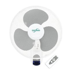 Circulatie-wandventilator Fertraso, diameter 40cm met afstandsbediening