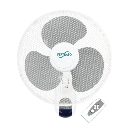 Ventilador de pared de circulación Fertraso, diámetro 40cm con mando a distancia
