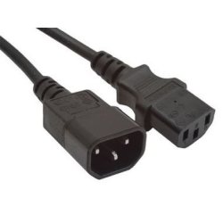 Удължителен кабел IEC320 C13/14, 1,8 м