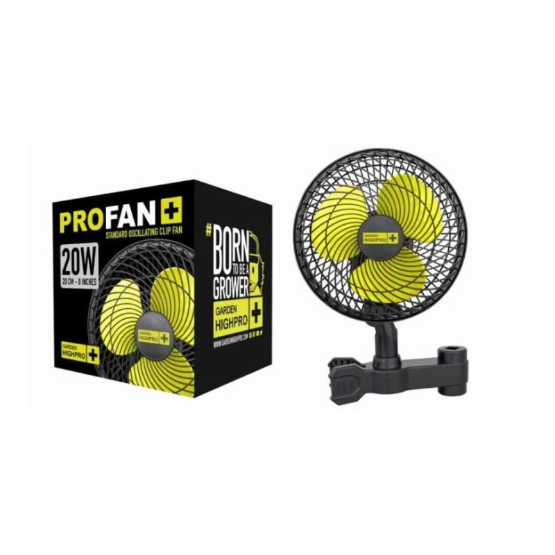 Garden HighPro - Ventilador oscilante con pinza PROFAN - 20W/20cm