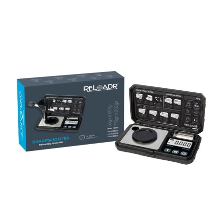 Sada s váhou On Balance Reloadr Sharpshooter scale kit, 50g/0,001g, čierna