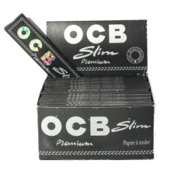 OCB Black SLIM pappersnivåer, 32st förpackning | box 50st