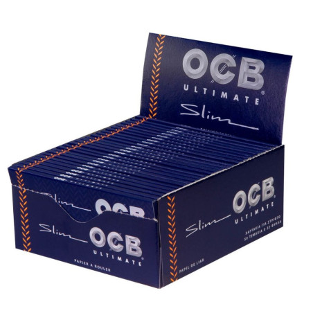 Papiers OCB ULTIMATE King Size SLIM 32 feuilles - Boîte 50