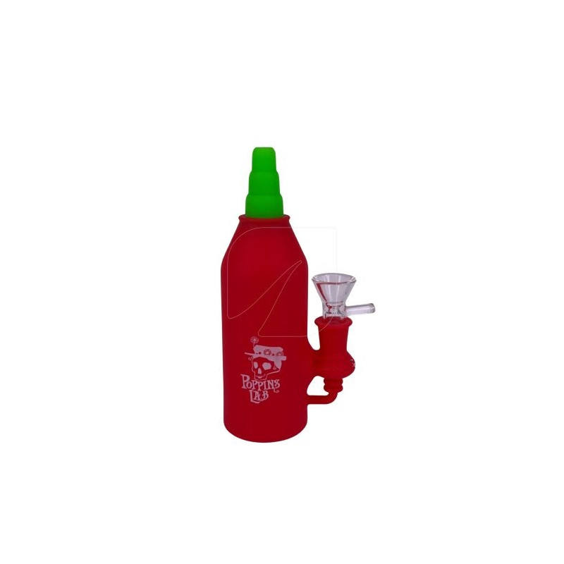Bong in silicone Poppins Lab Chilli, 16,5cm