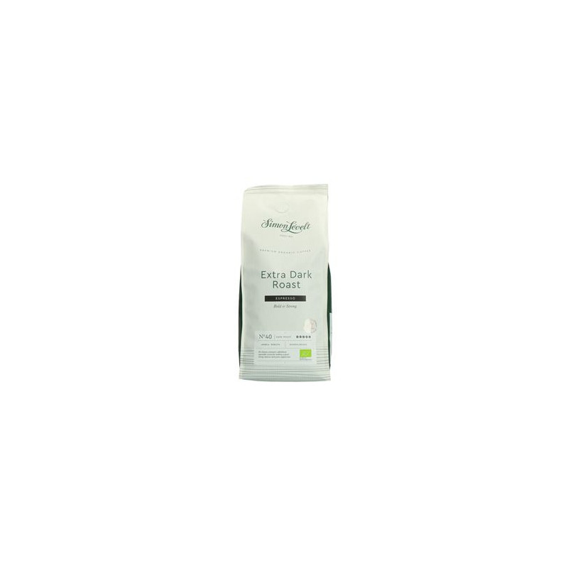Simon Lévelt Espresso Extra Dark café en grano 500g - bio