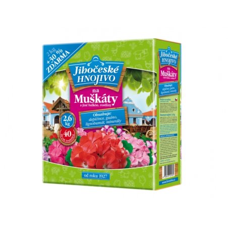 Gödsel JIHOČESKÉ för pelargoner 2kg+30%