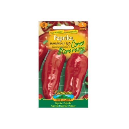 Paprika Bananen-Typ Corno di toro rosso