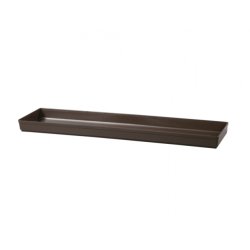 Onderschaal voor balkonbak GLORIA 60cm - bruin