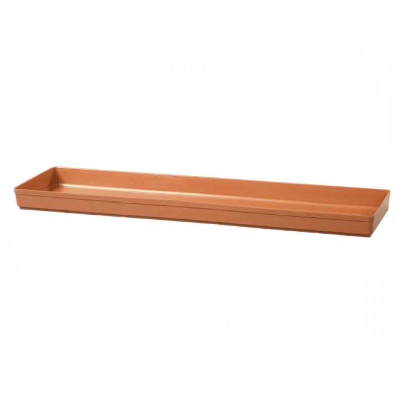 Onderschaal voor balkonbak GLORIA 50cm - terracotta