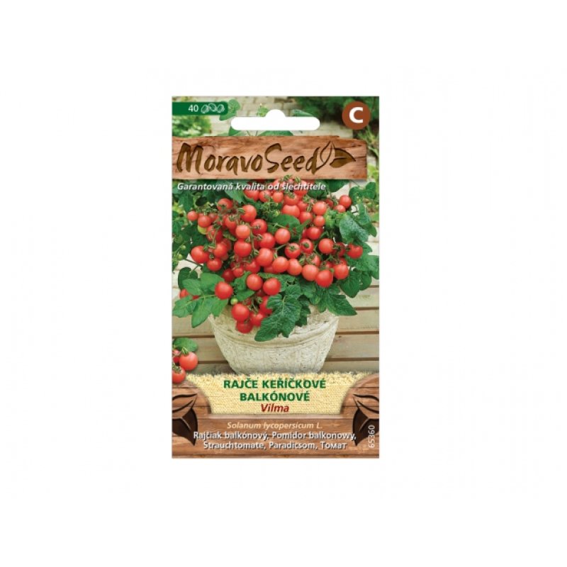 Paradajka kríčková balkónová Vilma, 40 semien