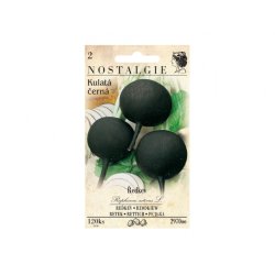 Rettich rund schwarz