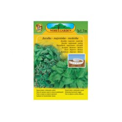 Zaaiband Basilicum groen, marjolein, citroenmelisse (3x1,7m)