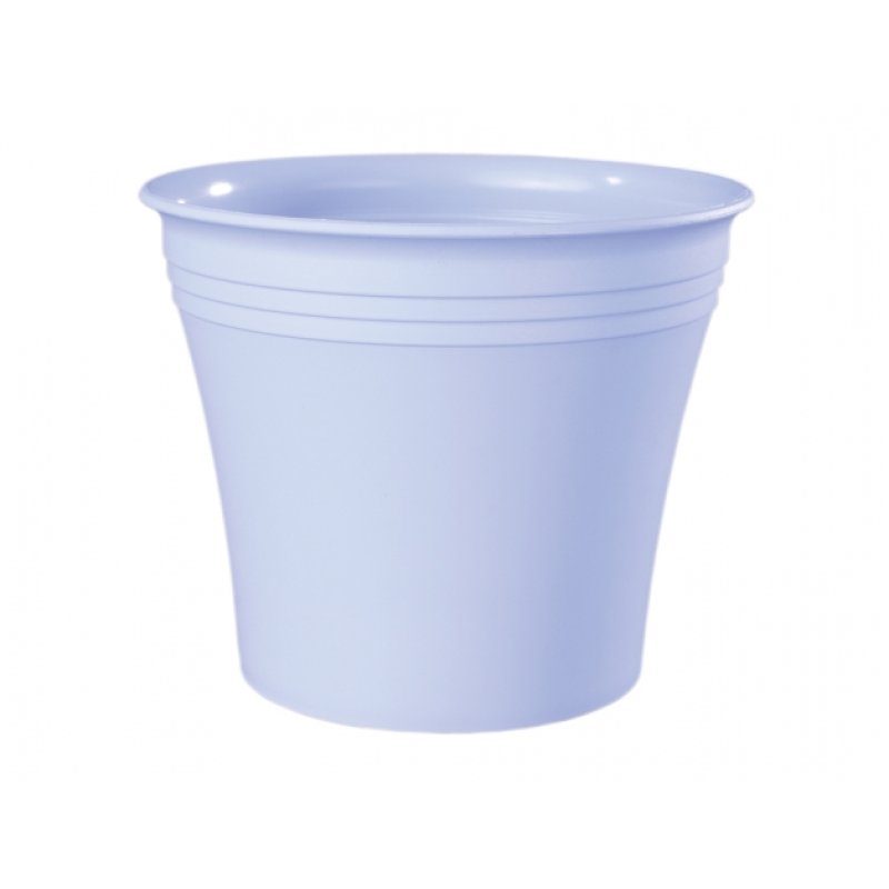 Obal na kvetináč MICHELE plastový svetlomodrý d15x13cm
