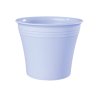 Ukrasna tegla MICHELE plastična svijetloplava Ø15x13cm