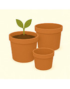 Pots en plastique