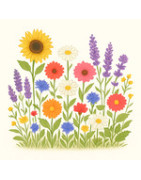 Pradera de flores