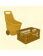 Transport und Lagerung – Gartenkarre, Boxen und Körbe
