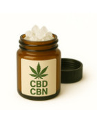 CBD- och CBN-kristaller