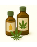 Aceite de cáñamo BIO y aceite de coco CBD